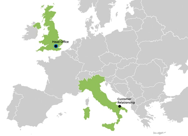 Tiny Green PC in London and Bari.
